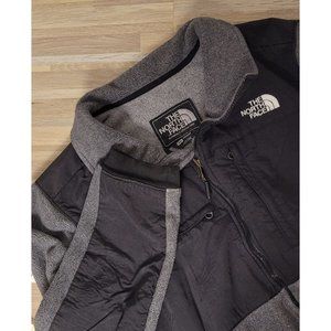 The North Face Denali Fleece Jacket Mens Gray Black Full Zip Size Medium